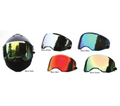 Visière électrique miroir